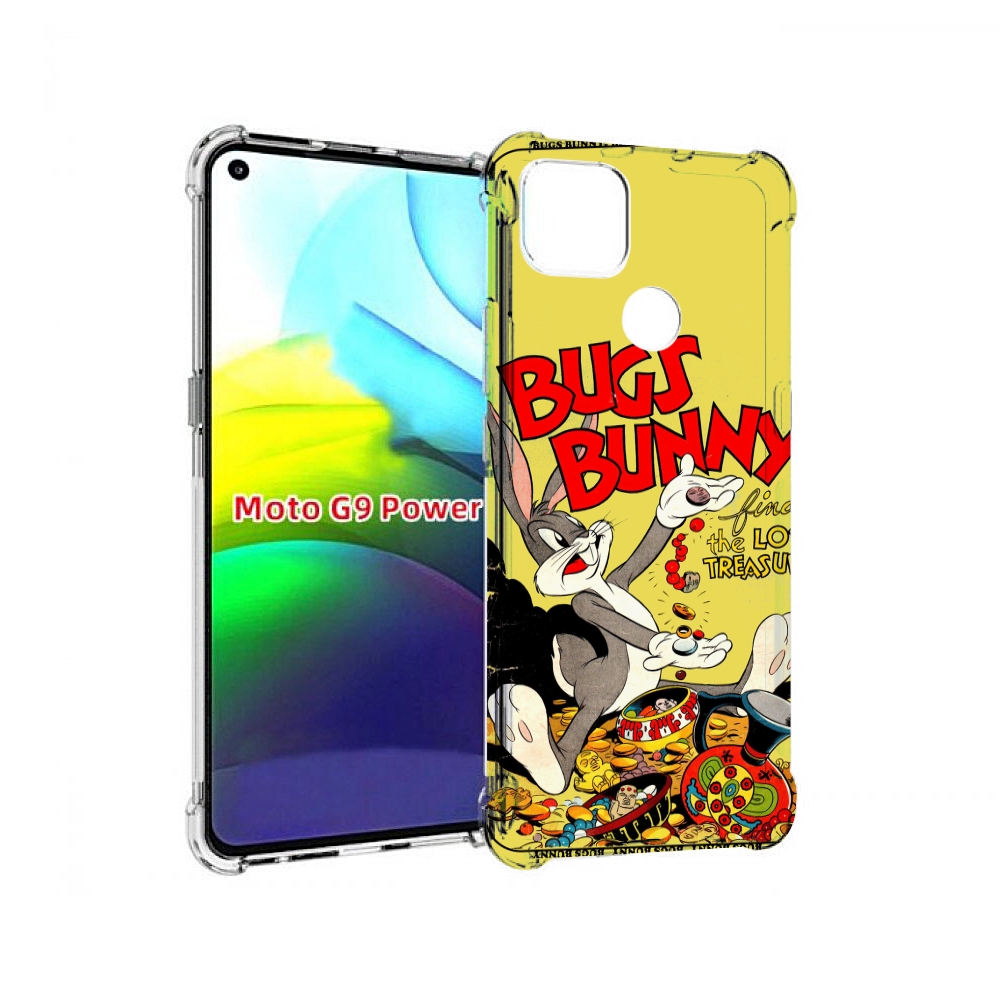 

Чехол MyPads бакс-банни-и-еда для Motorola Moto G9 Power, Прозрачный, Tocco