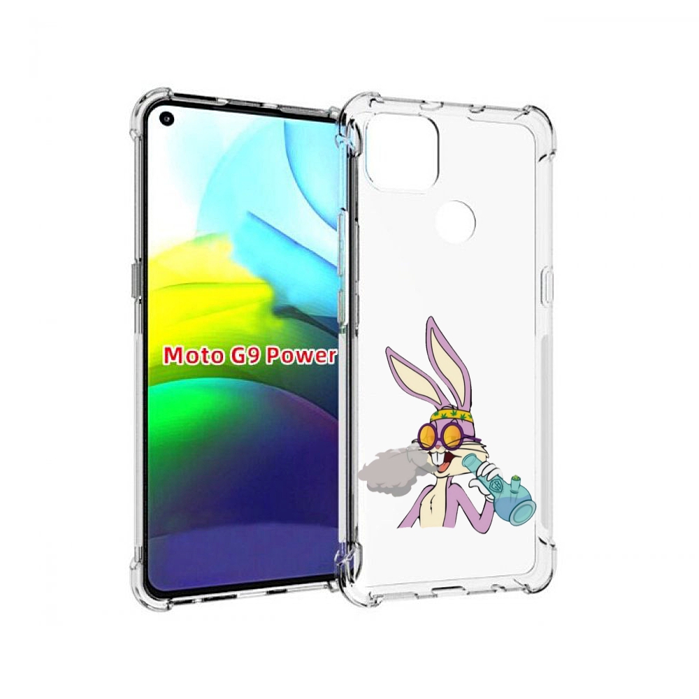 

Чехол MyPads бакс-банни-любитель-подымить для Motorola Moto G9 Power, Прозрачный, Tocco