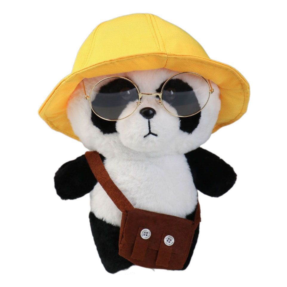 

Мягкая игрушка Панда Milo toys 30 см, Черный;белый