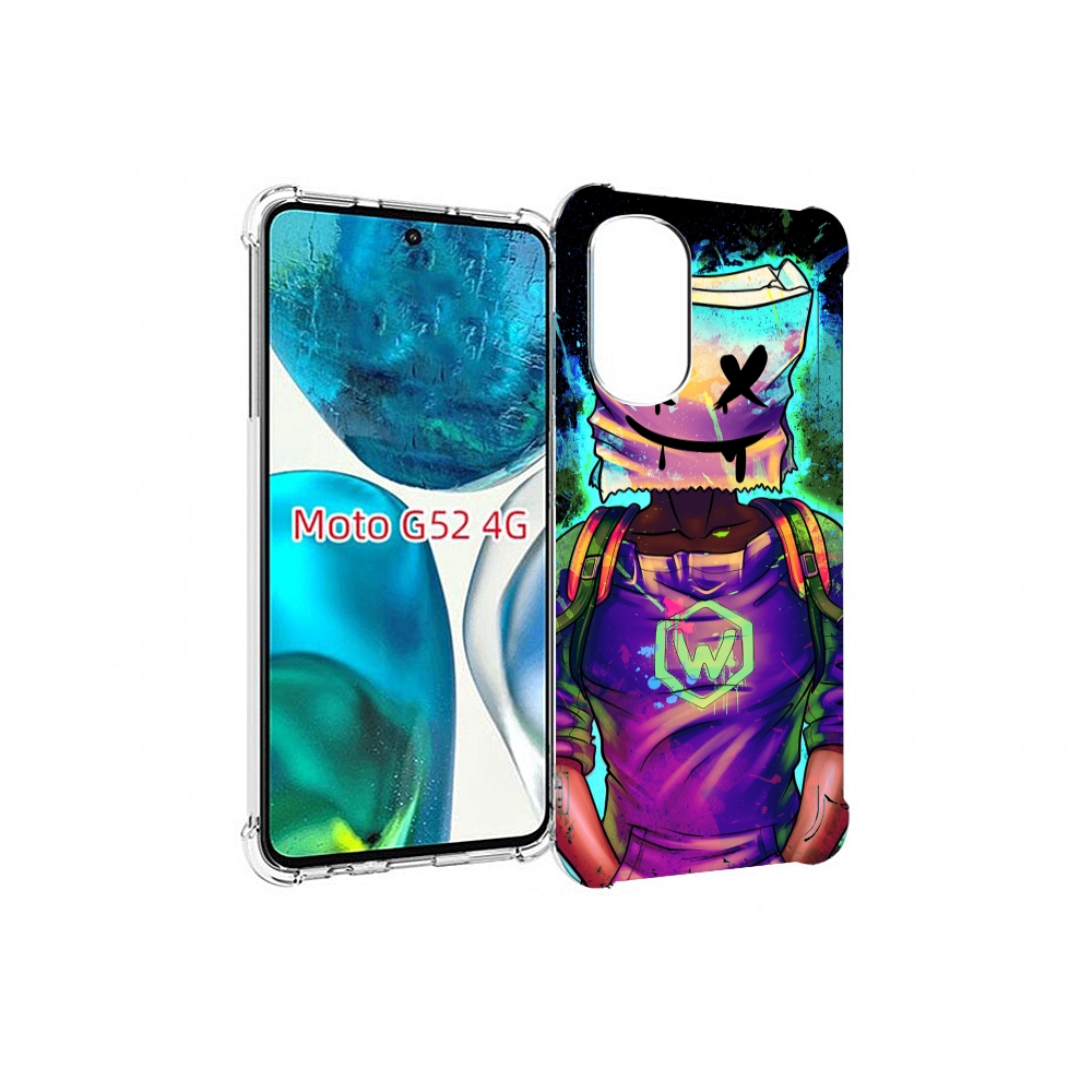 

Чехол MyPads маршмеллоу-глитч для Motorola Moto G82 / Moto G52, Прозрачный, Tocco