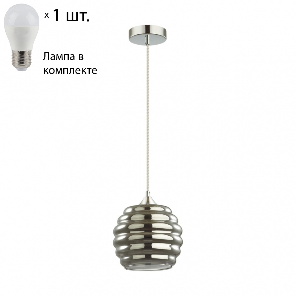 

Подвесной светильник с лампочкой Lumion Monty 5284/1+Lamps E27 P45