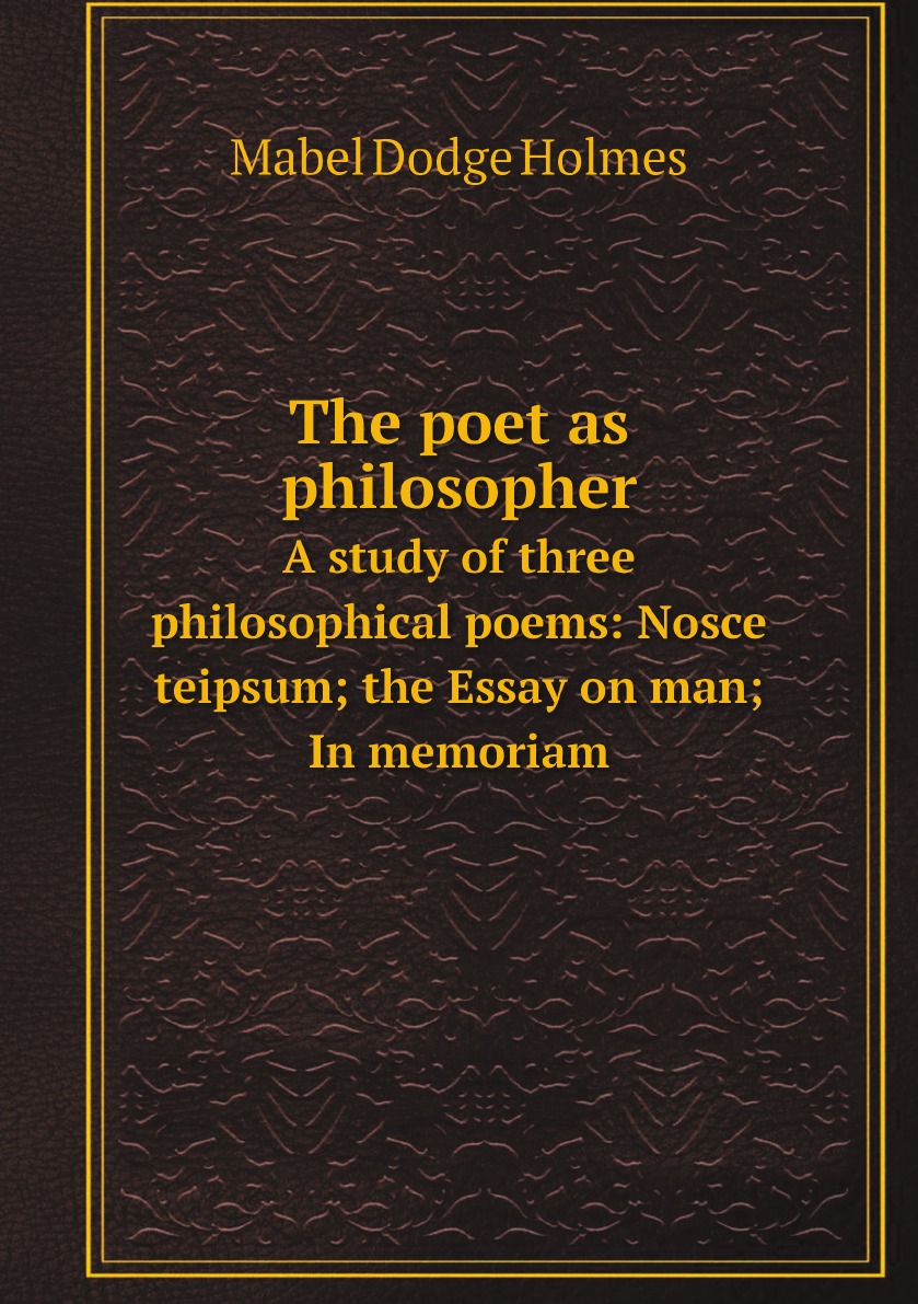 

The poet as philosopher