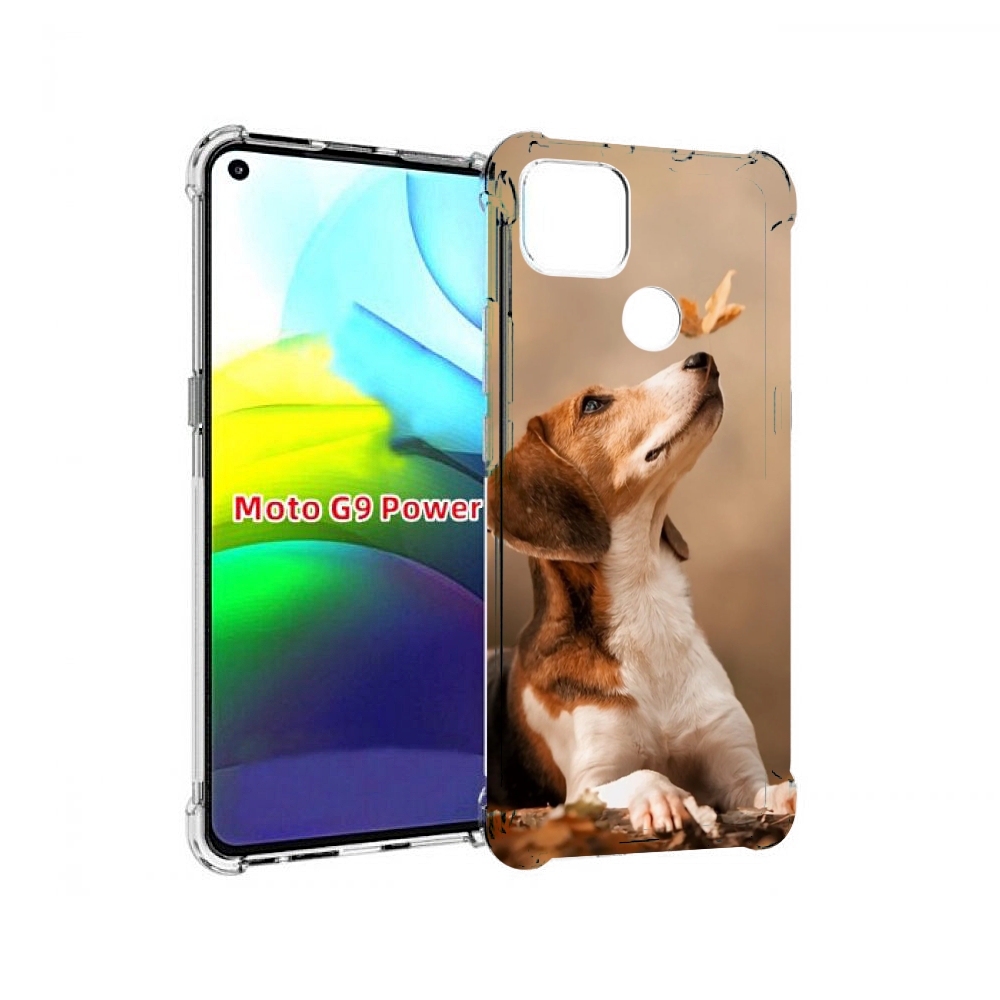 

Чехол MyPads бигль-собака для Motorola Moto G9 Power, Прозрачный, Tocco