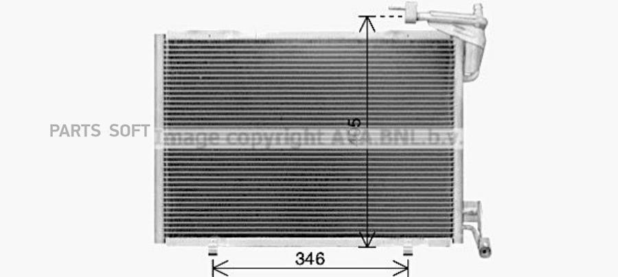 

Радиатор кондиционера AVA FD5673