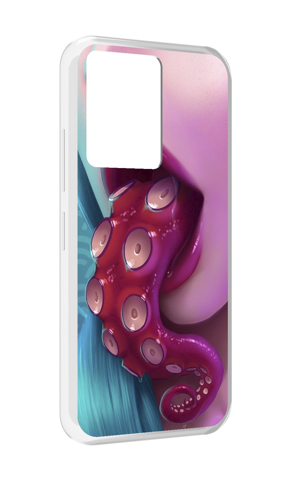 

Чехол MyPads девушка с щупальцой женский для Infinix Note 12 5G X671 / Note 12 Pro 5G, Прозрачный, Tocco