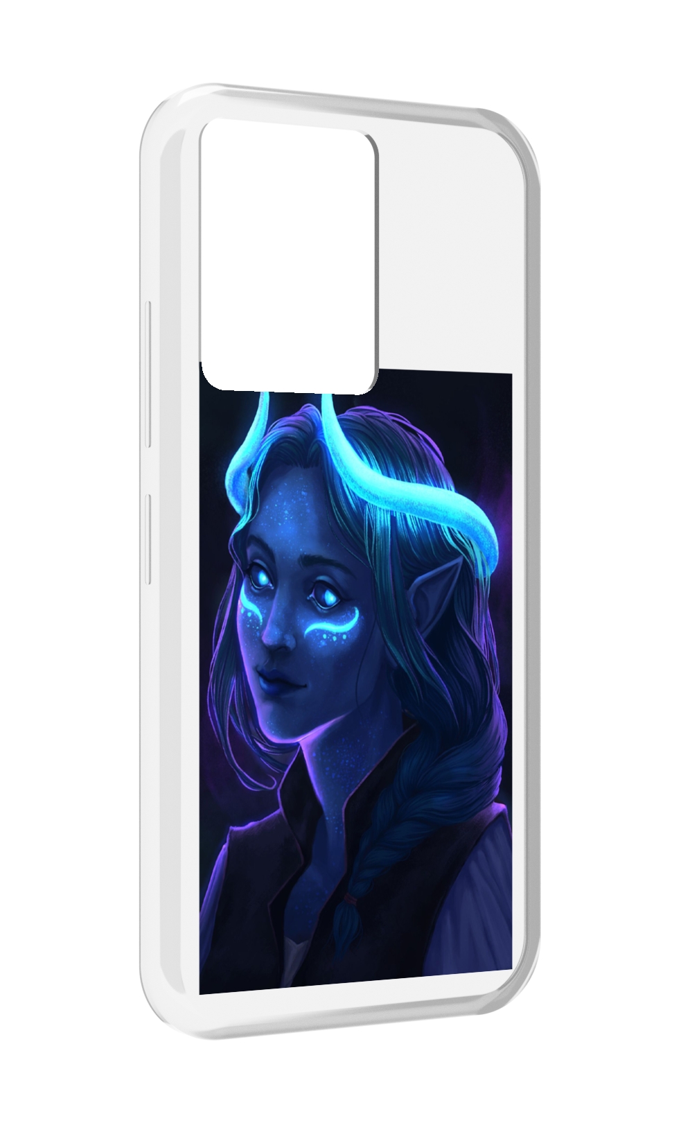 

Чехол MyPads девушка синяя ледяная женский для Infinix Note 12 5G X671 / Note 12 Pro 5G, Прозрачный, Tocco