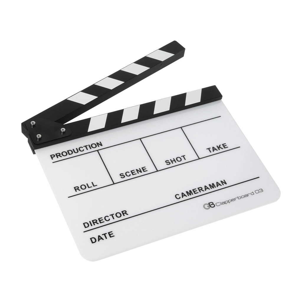 Кинохлопушка GreenBean Clapperboard 03 белая 010 1500₽