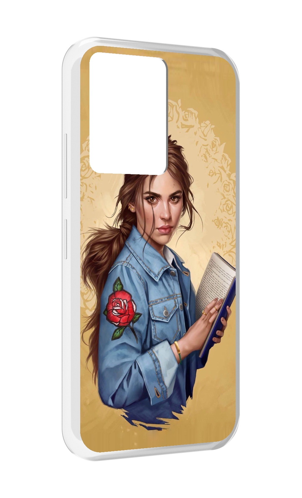 

Чехол MyPads девушка-в-бежевом-фоне для Infinix Note 12 5G X671 / Note 12 Pro 5G, Прозрачный, Tocco