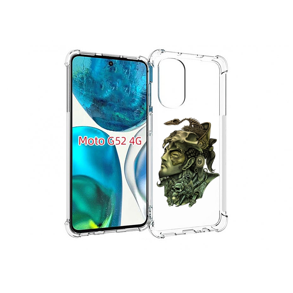 

Чехол MyPads бронзовый воин для Motorola Moto G82 / Moto G52, Прозрачный, Tocco