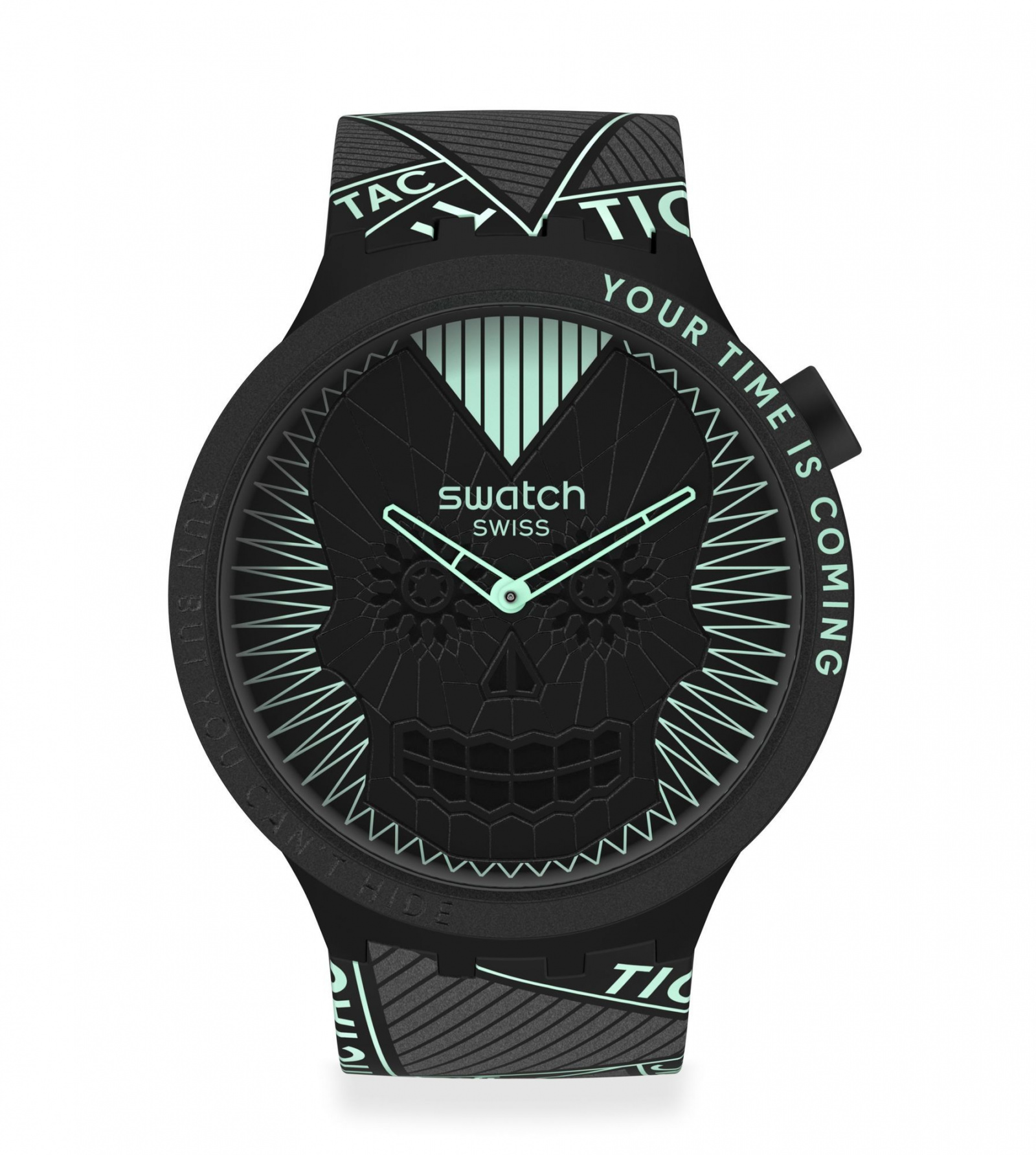

Часы наручные унисекс SWATCH RUN BUT YOU CAN'T HIDE, RUN BUT YOU CAN'T HIDE
