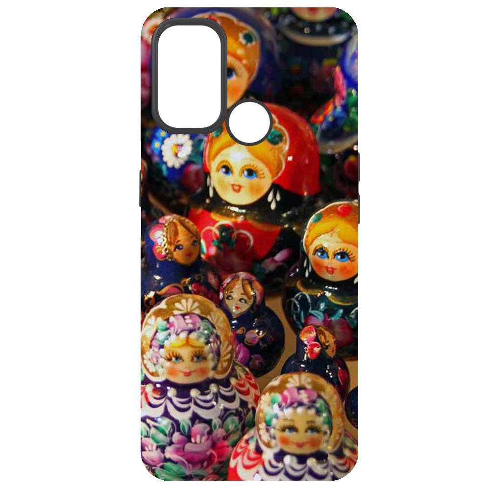 Чехол-накладка Krutoff Soft Case Матрешка для Oppo A33 (2020)