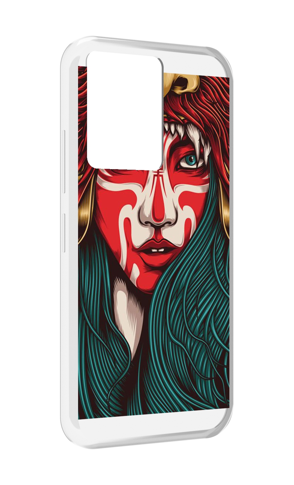 

Чехол MyPads девушка-в-маскировке для Infinix Note 12 5G X671 / Note 12 Pro 5G, Прозрачный, Tocco