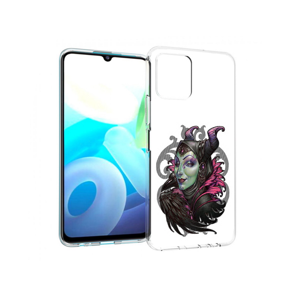 

Чехол MyPads Tocco для Vivo Y15s зеленая девушка с вороном (PT224456.390.357), Прозрачный, Tocco