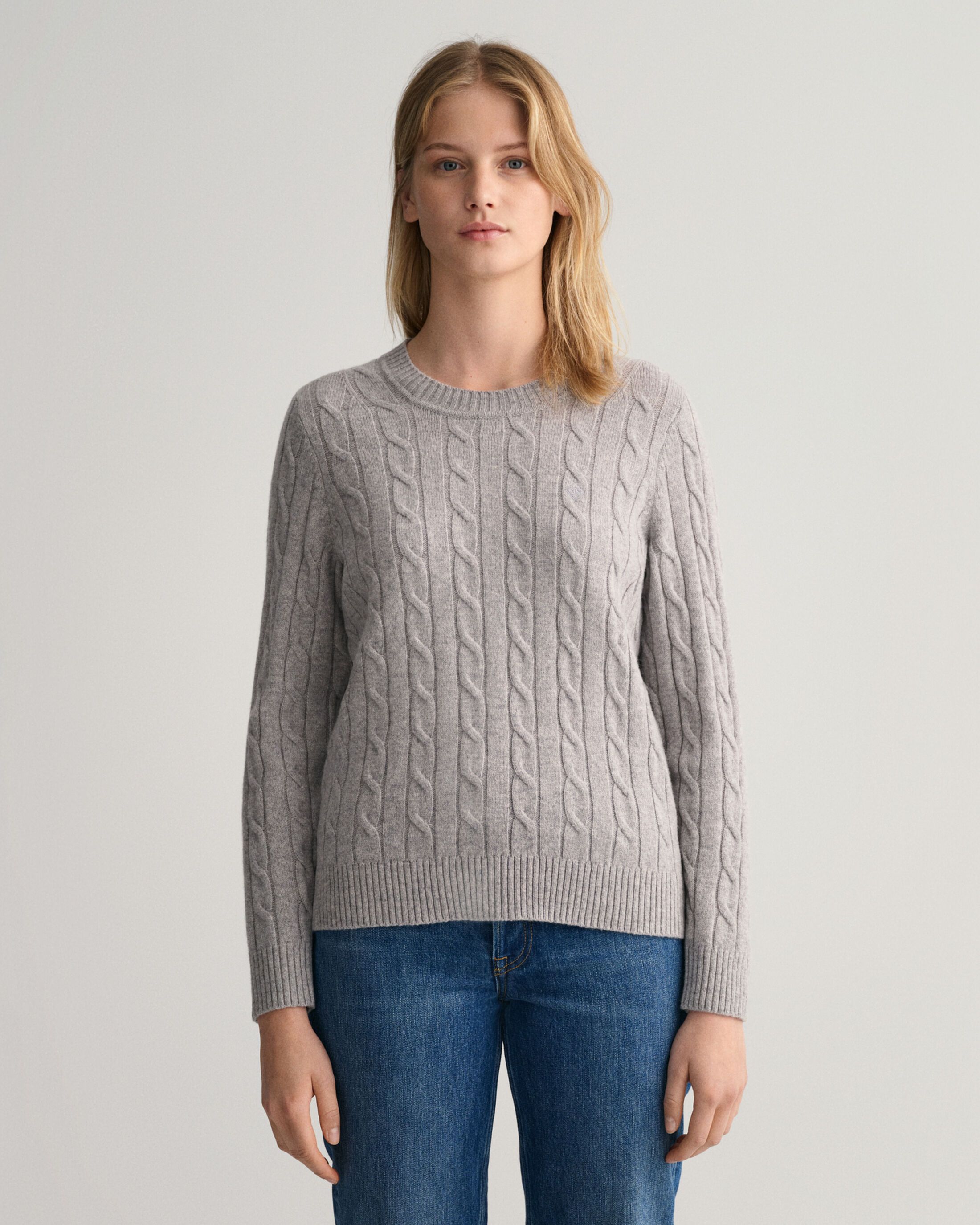 

Джемпер женский GANT 4805143 серый 2XL, 4805143