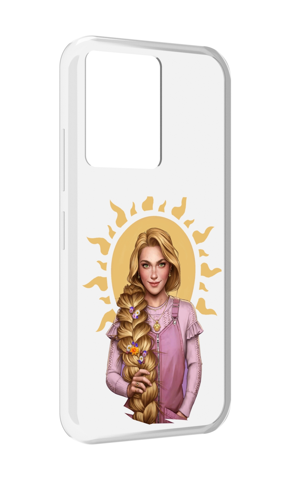 

Чехол MyPads девушка-с-большой-косой для Infinix Note 12 5G X671 / Note 12 Pro 5G, Прозрачный, Tocco