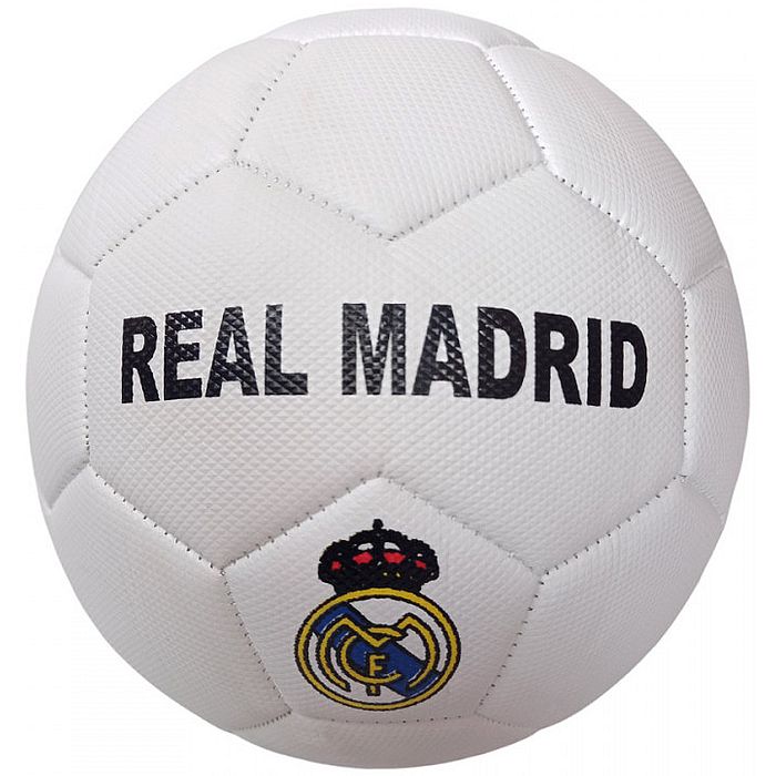 Мяч футбольный MEIK Real Madrid 5, ТПУ 2,3 мм, 345 гр маш. сш. белый