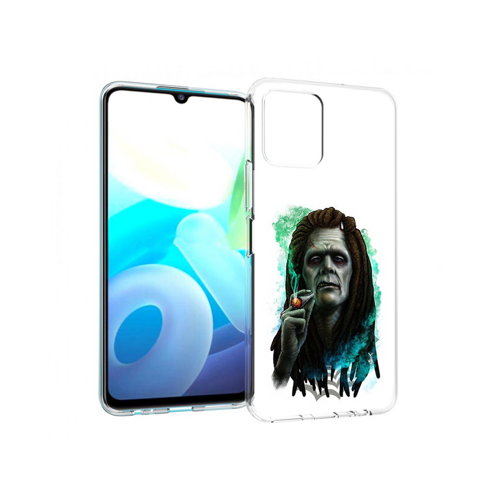 

Чехол MyPads Tocco для Vivo Y15s зеленый мужчина с сигаретой (PT224456.390.360), Прозрачный, Tocco