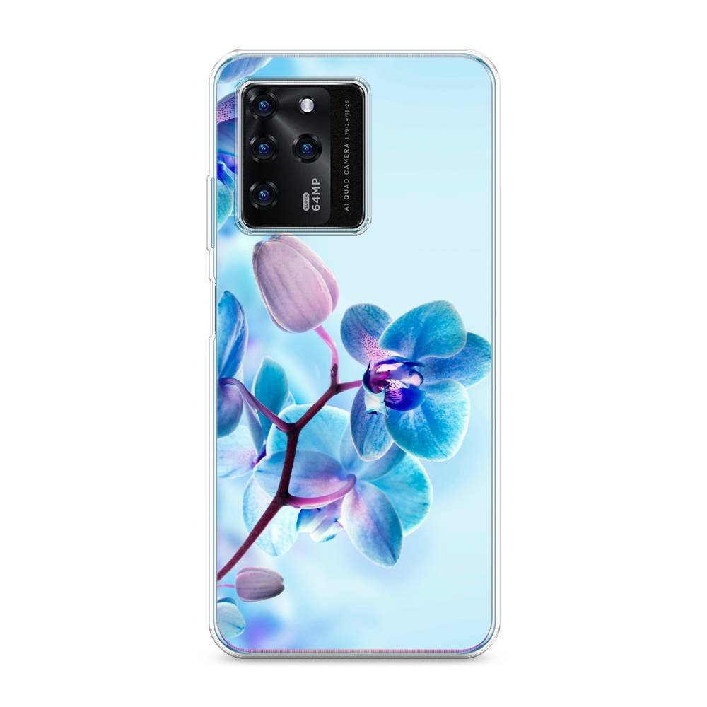 

Чехол Awog на ZTE Blade V30 / ЗТЕ Блэйд V30 "Голубая орхидея", Разноцветный, 135350-8