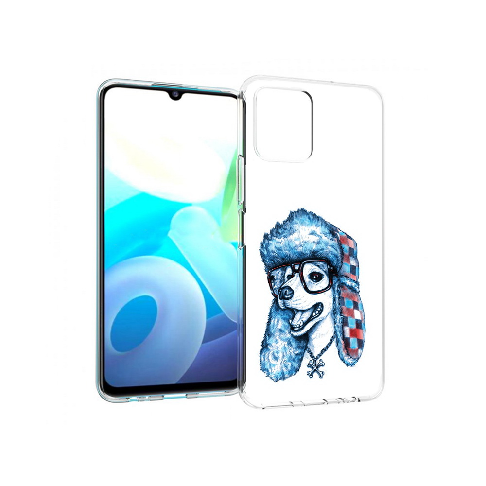 

Чехол MyPads Tocco для Vivo Y15s зимний пес (PT224456.390.362), Прозрачный, Tocco