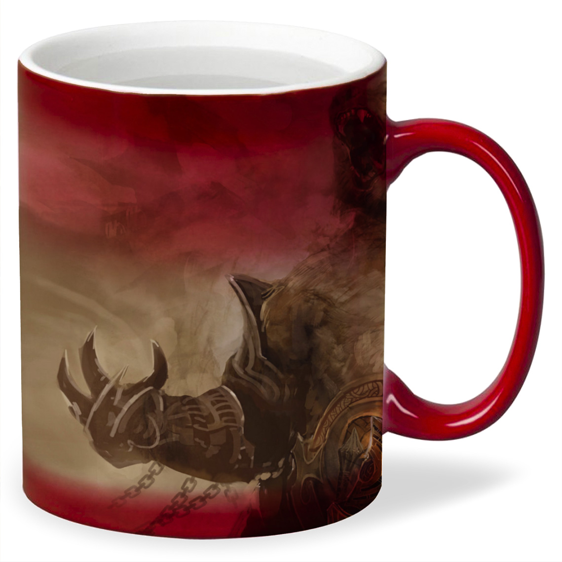 

Кружка CoolPodarok guild wars eye of the north Медведь и девушка