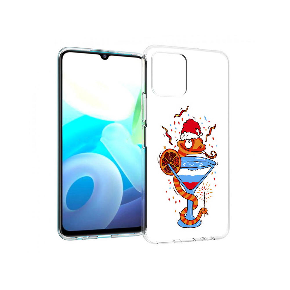 

Чехол MyPads Tocco для Vivo Y15s змейка (PT224456.390.364), Прозрачный, Tocco