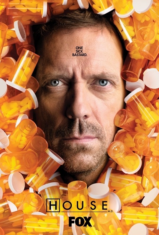 

Постер к сериалу "Доктор Хаус" (House, M.D.) Оригинальный 68,6x101,6 см