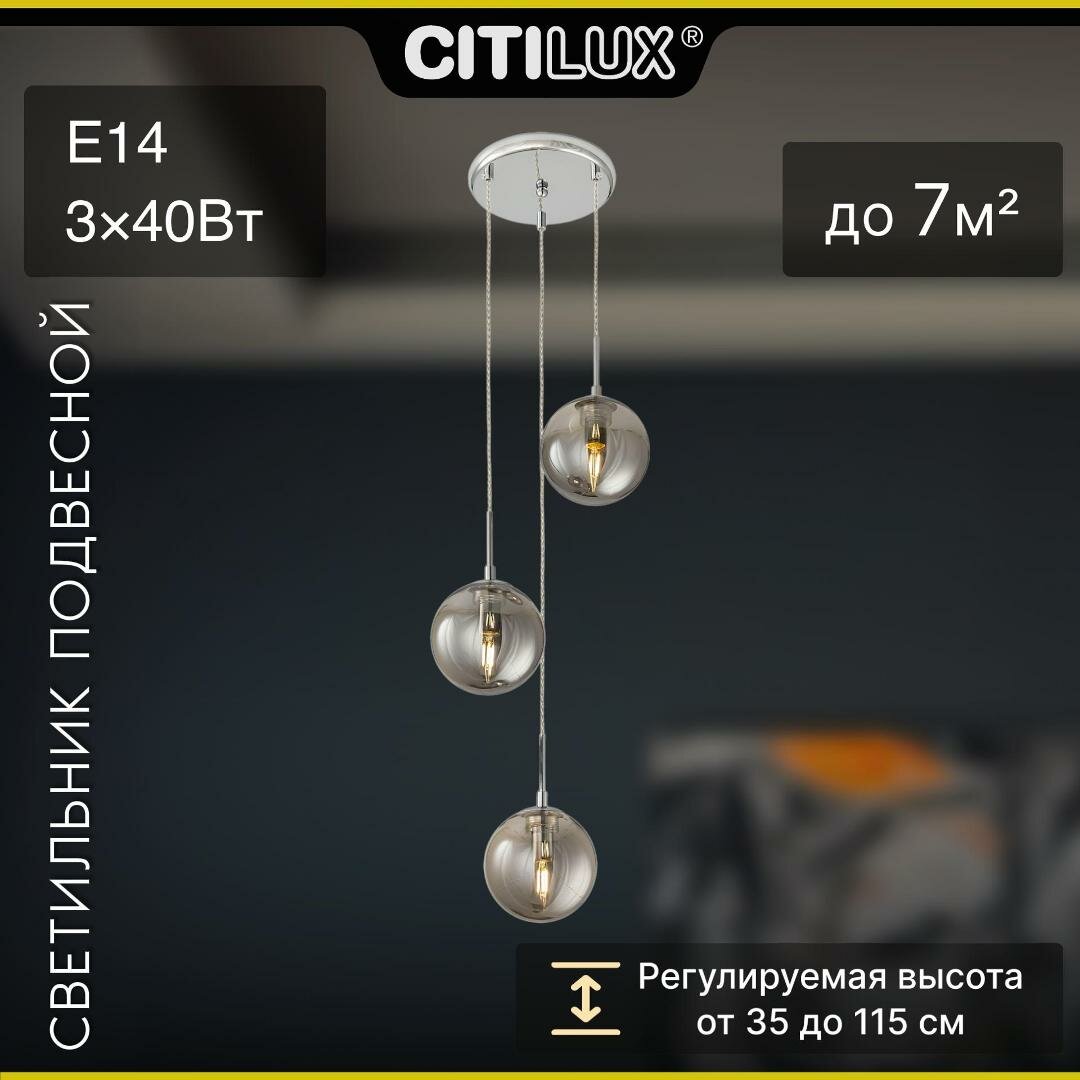 

Светильник Citilux Томми CL102030 E14 прозрачный