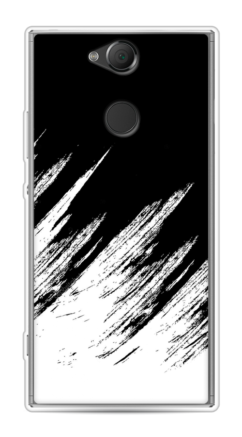 

Чехол Awog на Sony Xperia XA2 "Черно белые брызги", Разноцветный, 53150-3