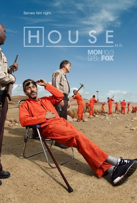 

Постер к сериалу "Доктор Хаус" (House, M.D.) Оригинальный 68,6x101,6 см