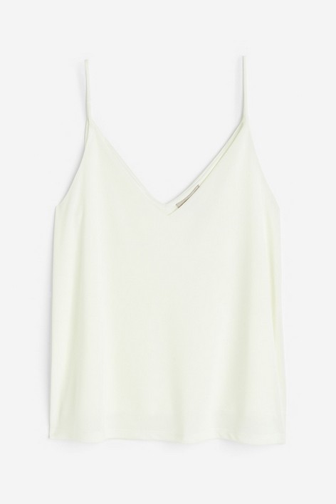 

Топ женский H&M 113007200 белый XS (доставка из-за рубежа), 113007200