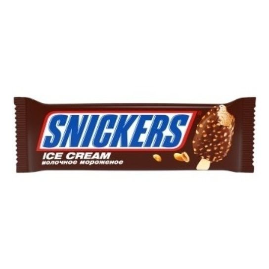 Мороженое молочное Snickers карамель-арахис БЗМЖ 65 г