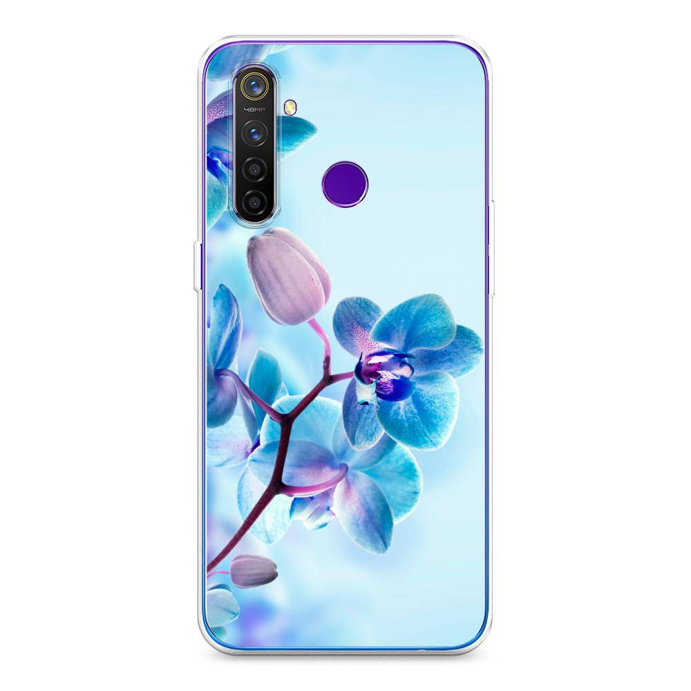 

Чехол Awog на Realme 5 Pro "Голубая орхидея", Разноцветный, 251650-8