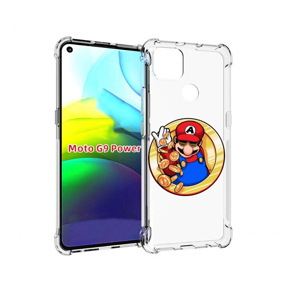

Чехол MyPads богатый марио для Motorola Moto G9 Power, Прозрачный, Tocco