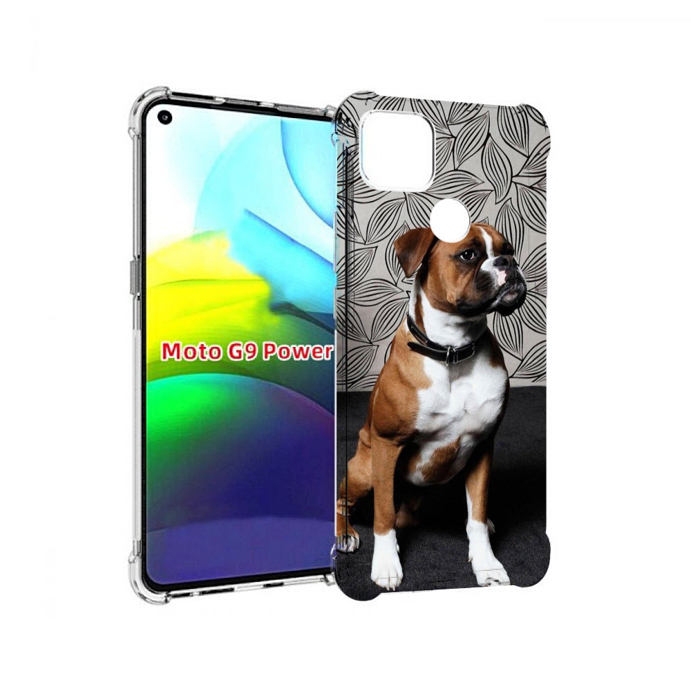 

Чехол MyPads боксер собака для Motorola Moto G9 Power, Прозрачный, Tocco