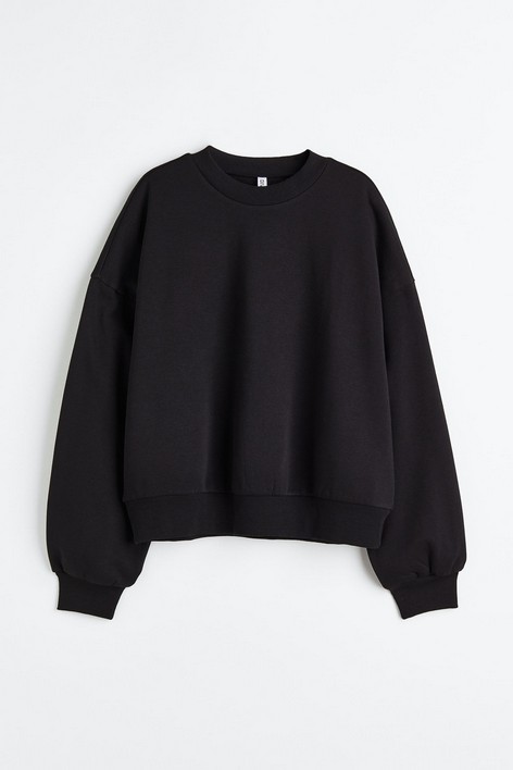 

Свитшот женский H&M 111076400 черный XXS (доставка из-за рубежа), 111076400