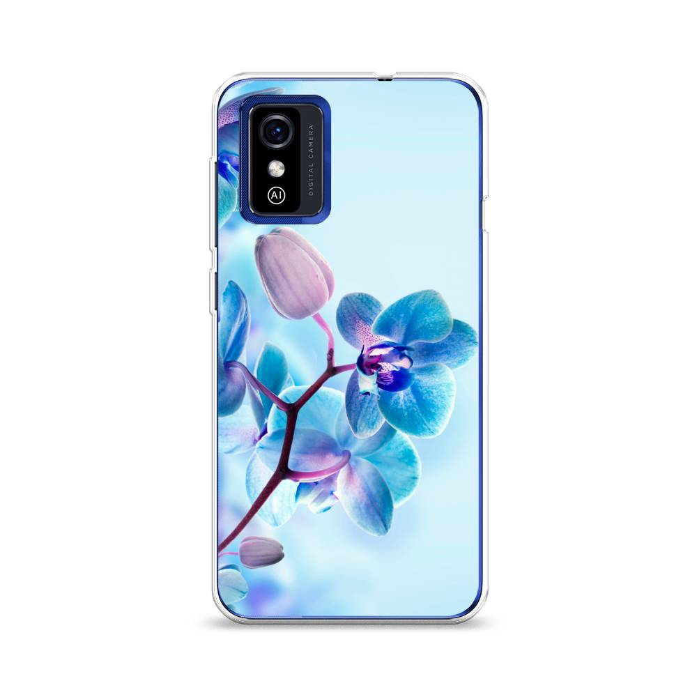 

Чехол Awog на ZTE Blade L9 / ЗТЕ Блэйд L9 "Голубая орхидея", Разноцветный, 135250-8