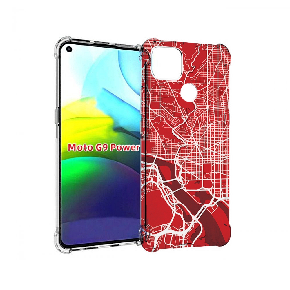 

Чехол MyPads векторная-карта для Motorola Moto G9 Power, Прозрачный, Tocco