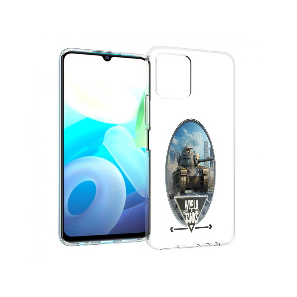 

Чехол MyPads Tocco для Vivo Y15s игра с танками (PT224456.390.375), Прозрачный, Tocco