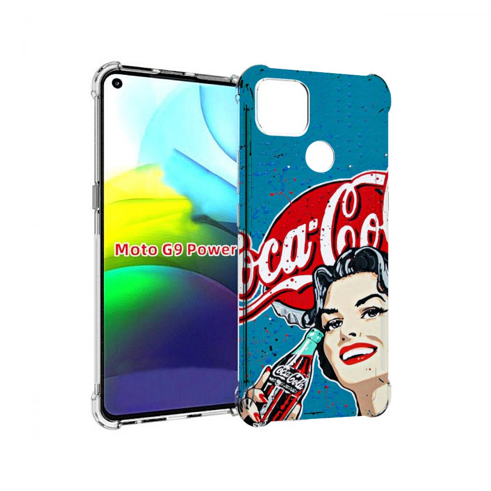 

Чехол MyPads вкусная кола картинка для Motorola Moto G9 Power, Прозрачный, Tocco