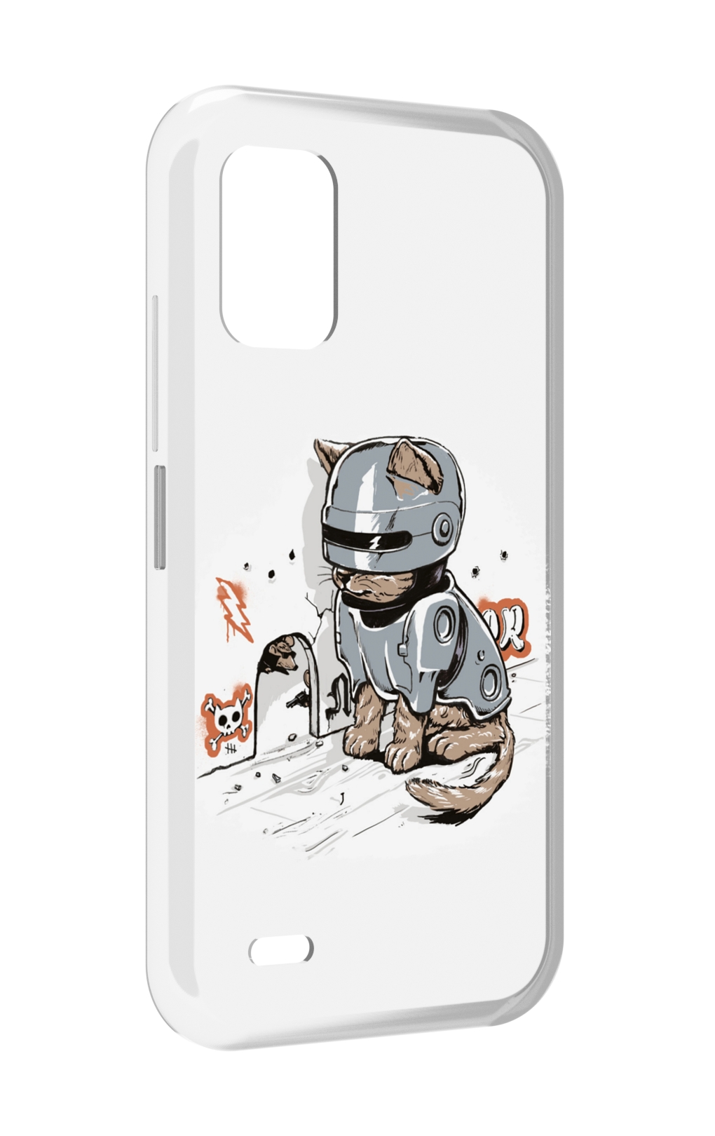 

Чехол MyPads Грозный кот для UMIDIGI Bison GT2 / GT2 Pro, Прозрачный, Tocco