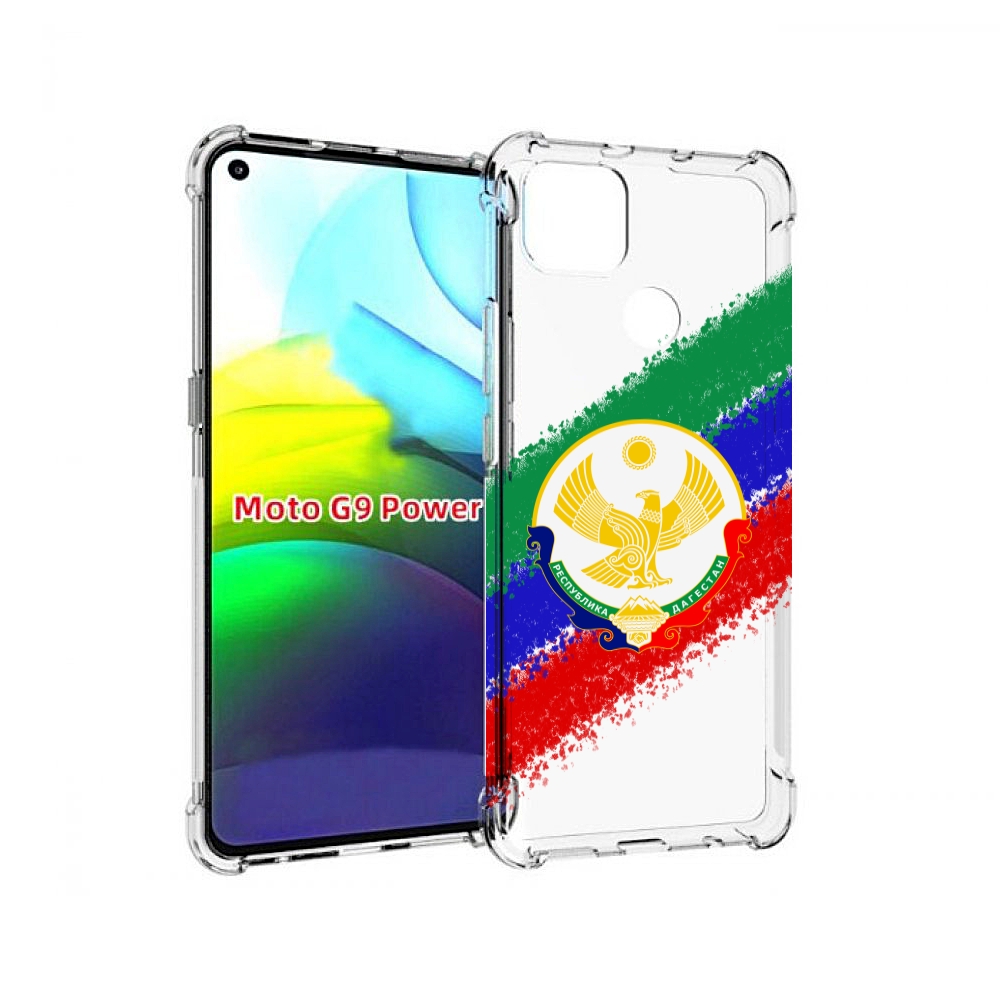 

Чехол MyPads герб флаг Дагестана для Motorola Moto G9 Power, Прозрачный, Tocco
