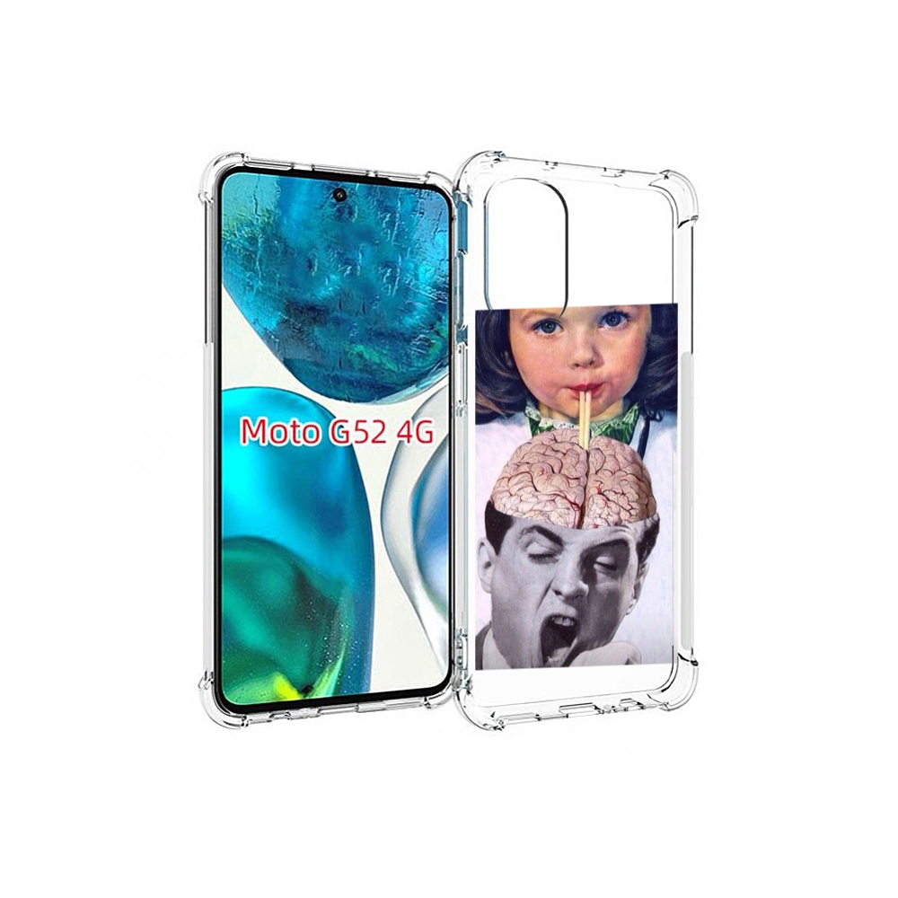 

Чехол MyPads на-здоровье для Motorola Moto G82 / Moto G52, Прозрачный, Tocco