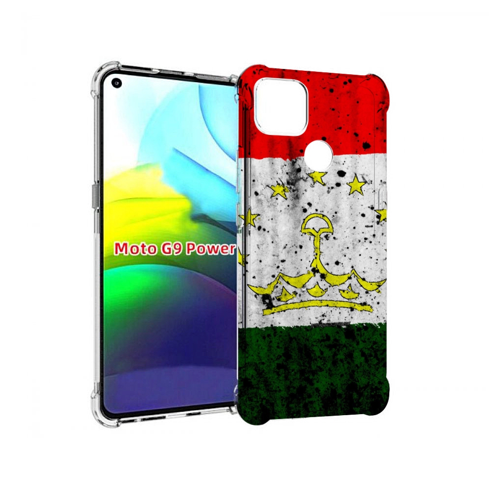 

Чехол MyPads герб флаг таджикистан для Motorola Moto G9 Power, Прозрачный, Tocco