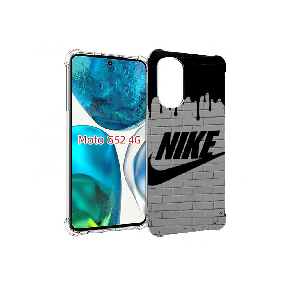 

Чехол MyPads найк в краске для Motorola Moto G82 / Moto G52, Прозрачный, Tocco