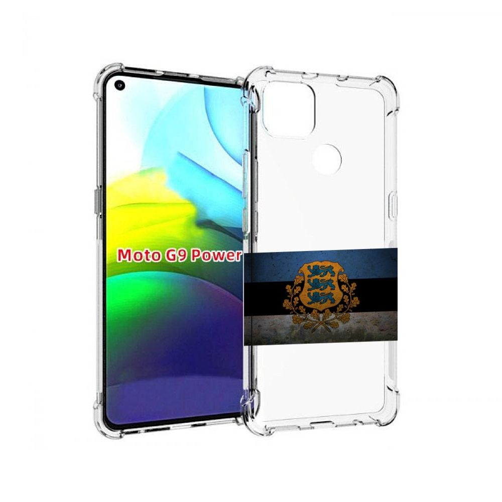 

Чехол MyPads герб флаг эстонии-1 для Motorola Moto G9 Power, Прозрачный, Tocco