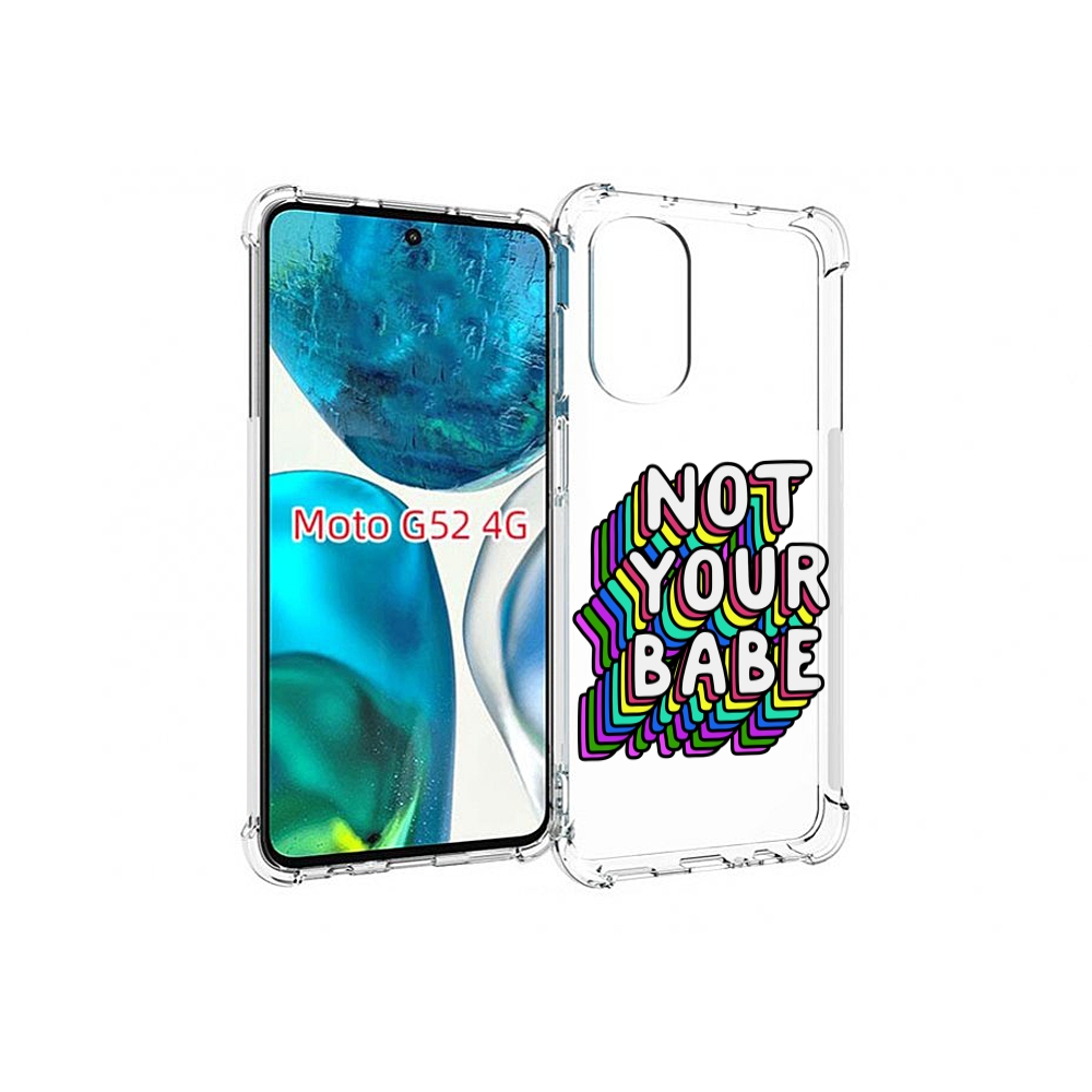 

Чехол MyPads не-твоя-девочка для Motorola Moto G82 / Moto G52, Прозрачный, Tocco