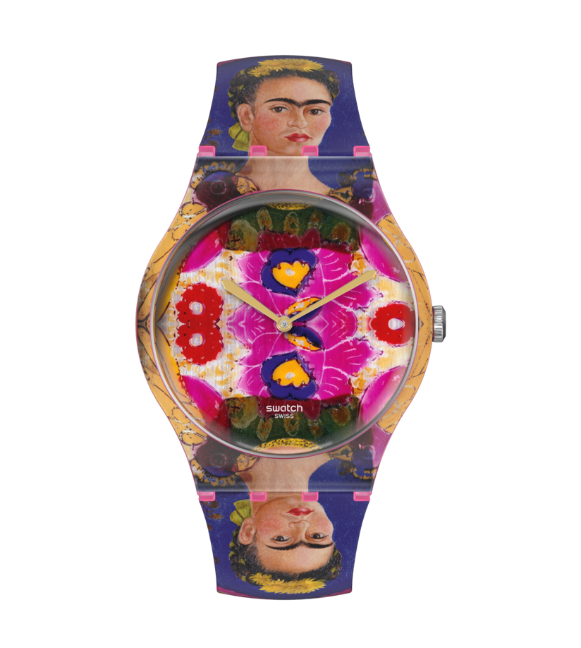 фото Часы наручные унисекс swatch the frame, by frida kahlo