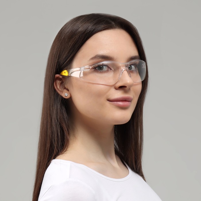 

Очки защитные для мастера, цвет жёлтый