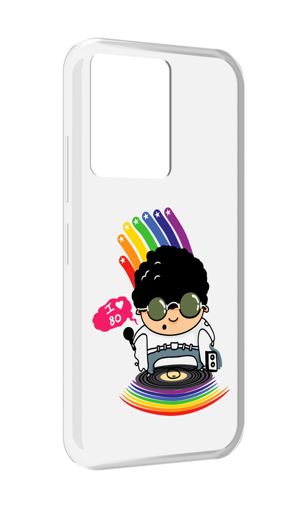 

Чехол MyPads Я люблю 80-е для Infinix Note 12 5G X671 / Note 12 Pro 5G, Прозрачный, Tocco