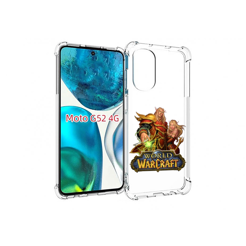 

Чехол MyPads варкрафт2 для Motorola Moto G82 / Moto G52, Прозрачный, Tocco